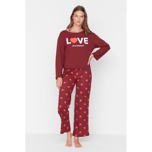 NWT Trendyol Women Middle Knit Pajama Set